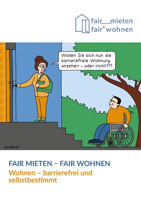 FMFW - Broschüre "Wohnen - barrierefrei und selbstbestimmt", Titelbild