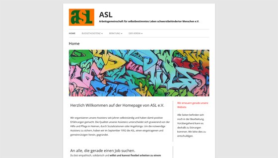 Arbeitsgemeinschaft für selbstbestimmtes Leben schwerstbehinderter Menschen e.V. (ASL)