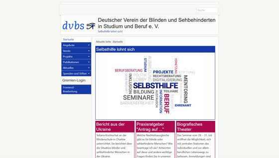 Deutscher Verein der Blinden und Sehbehinderten in Studium und Beruf e.V. (DVBS)